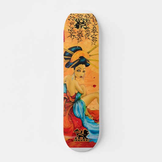 Reflexions-Geisha-Skateboard Skateboard (Vorne)
