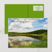 Reflexions-Postkarte Postkarte (Vorne/Hinten)