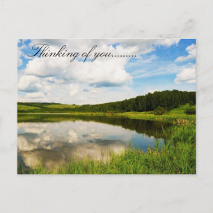 Reflexions-Postkarte Postkarte