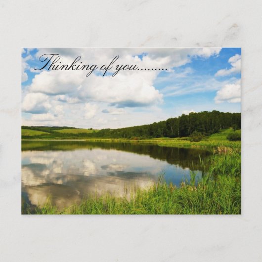 Reflexions-Postkarte Postkarte (Vorderseite)