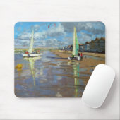 Reflexions-Schrei-Dünen Frankreich Mousepad (Mit Mouse)