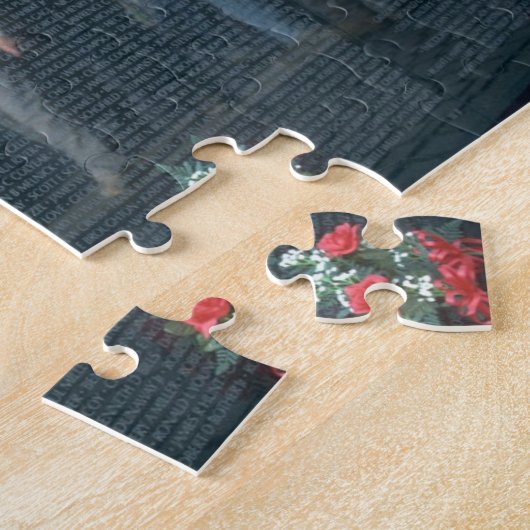 Reflexions-Vietnam-Veteranen-Wand-Washington DC Puzzle (Seite)