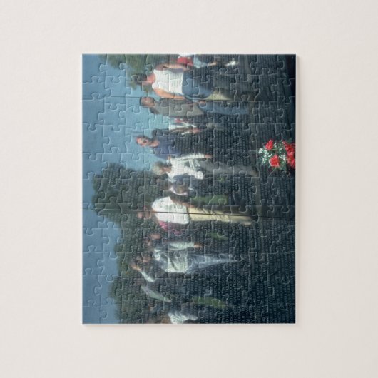 Reflexions-Vietnam-Veteranen-Wand-Washington DC Puzzle (Vertikal)