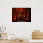 Reflexionshalle Poster (Küche)