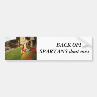 Reflexionsstange,         ZIEHEN SICH SPARTANS tun Autoaufkleber