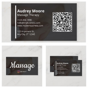 Reflexologen Chiropraktiker Massage-Therapie Reiki Visitenkarte