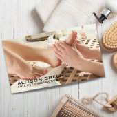 Reflexologie Akupressur Fußmassage Therapeut Visitenkarte