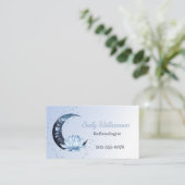 Reflexologie Blue Lotus Blume Moon Multi Terminkarte (Stehend Vorderseite)
