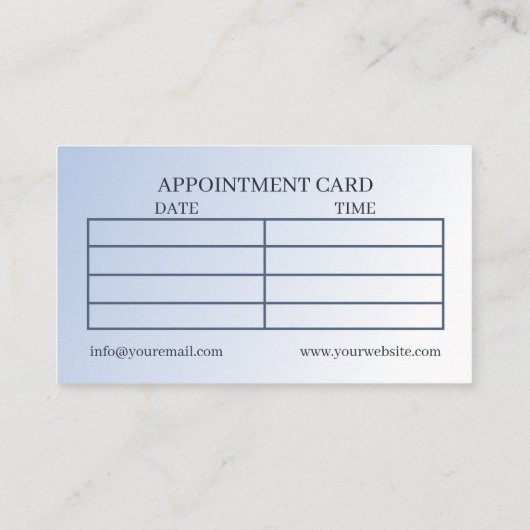 Reflexologie Blue Lotus Blume Moon Multi Terminkarte (Rückseite)