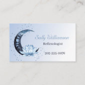 Reflexologie Blue Lotus Blume Moon Multi Terminkarte (Vorderseite)