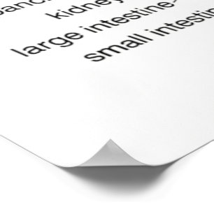 Reflexologie Diagramm 24X36" Poster