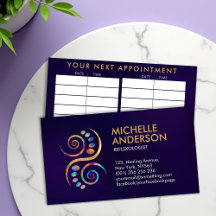 Reflexologie - Farbiges Ying Yang-Symbol