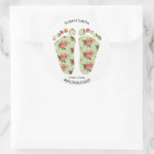 Reflexologie-Firmenlogo-Aufkleber Runder Aufkleber (Tasche)