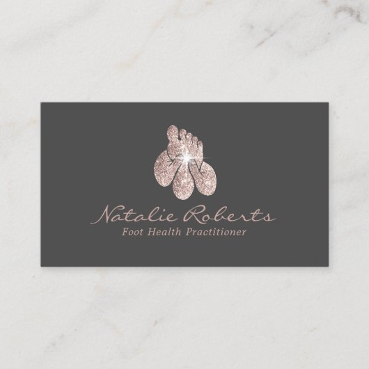 Reflexologie Fußmassage Wellness-Center Therapist Visitenkarte (Vorderseite)