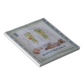 REFLEXOLOGIE Ganzkörperposter Körpergeist im Geist Notizblock (angewinkelt)