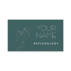 Reflexologie Massage Therapie Fütterung Linie Art