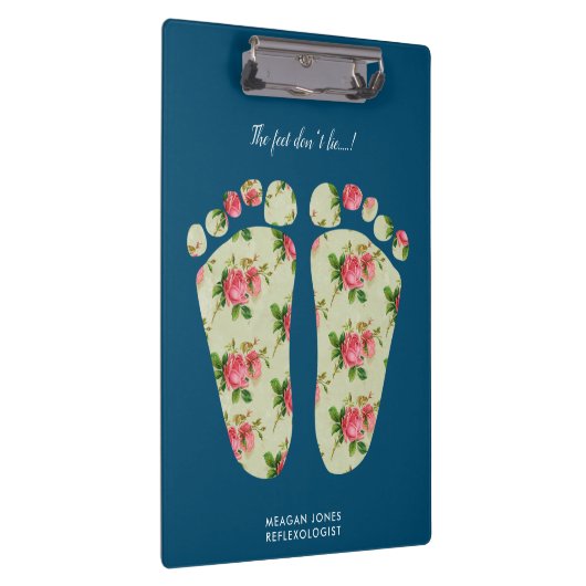 Reflexologie-Podiatrie Klemmbrett (Rechts)