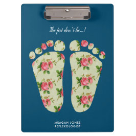 Reflexologie-Podiatrie Klemmbrett