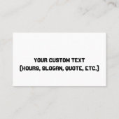 Reflexologie Reflexologe Visitenkarten 2022 Visitenkarte (Rückseite)