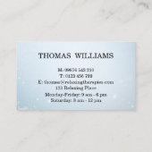 Reflexologie Visitenkarte (Rückseite)