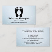 Reflexologie Visitenkarte (Vorne/Hinten)