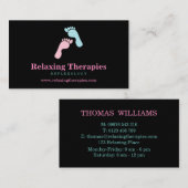 Reflexologie Visitenkarte (Vorne/Hinten)