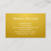 Reflexologie Visitenkarte (Rückseite)