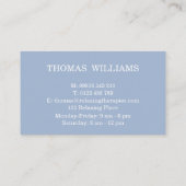 Reflexologie Visitenkarte (Rückseite)