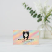 Reflexologie Visitenkarte (Stehend Vorderseite)