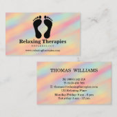 Reflexologie Visitenkarte (Vorne/Hinten)