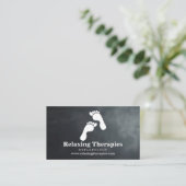 Reflexologie-Visitenkarte Visitenkarte (Stehend Vorderseite)