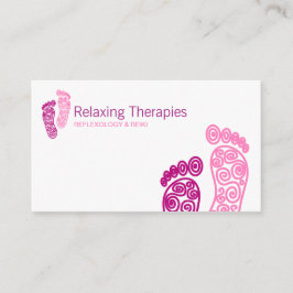 Reflexologie-Visitenkarte Visitenkarte