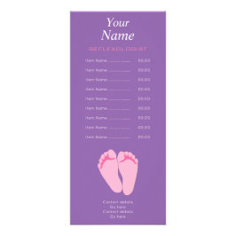 Reflexologist-Gestell-Karte Werbekarte