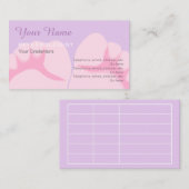 Reflexologist-Verabredungs-Visitenkarten Terminkarte (Vorne/Hinten)