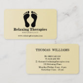 Reflexology Visitenkarte (Vorne/Hinten)