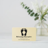 Reflexology Visitenkarte (Stehend Vorderseite)