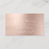 Reflexzonenmassage Therapeut Silver Rose Slonny Visitenkarte (Rückseite)