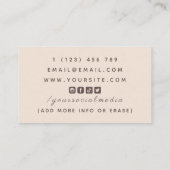 Reflexzonenmassage Therapie Fütterung soziale Medi Visitenkarte (Rückseite)