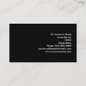 Reflexzonenmassage- und Fußmassage Visitenkarte (Rückseite)