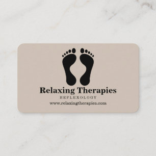 Reflexzonenmassage Visitenkarte