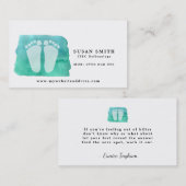 Reflexzonenmassage-Visitenkarte Visitenkarte (Vorne/Hinten)