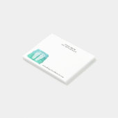 Reflexzonenmassagefußlogo-Post-Itanmerkungen Post-it Klebezettel (angewinkelt)