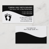 Reflexzonenmassagereflexologist-Visitenkarten Visitenkarte (Vorne/Hinten)