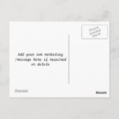 Reflexzonenmassenkarte Postkarte (Rückseite)