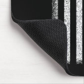 Refoot Skiing American Flag 4. Juli Mousepad (Ecke)
