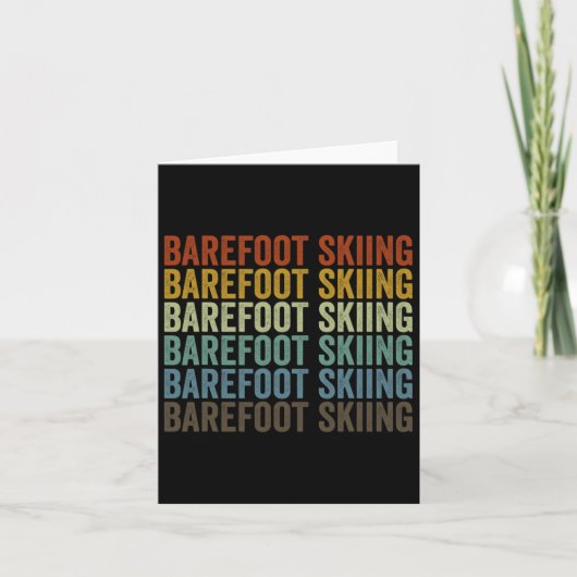 Refoot Skisport Retro Karte (Vorderseite)