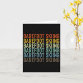 Refoot Skisport Retro Karte (Gelbe Blume)