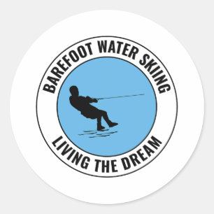 Refoot Wasserski Motorboot Sport Wassersportaktivi Runder Aufkleber