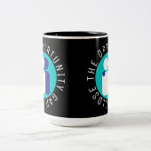 Reform der Bildung "Nah die Opportunity Gap" Zweifarbige Tasse (Mittel)