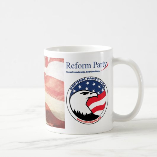 Reform-Party-Fahne für Facebook Tasse (Rechts)